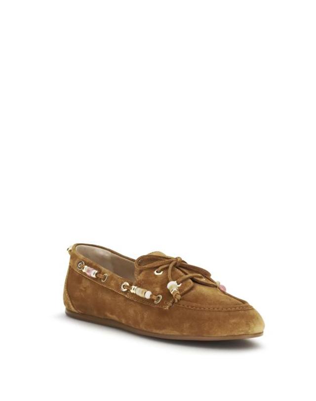 스튜어트와이츠먼 [해외직구] 26SS 스튜어트 와이츠먼 로퍼 SN685 DOE BROWN 착용컷