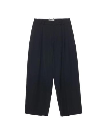[해외직구] 26FW 스튜디오 니콜슨 스트레이트 팬츠 SNM 1185 LINE BLACK