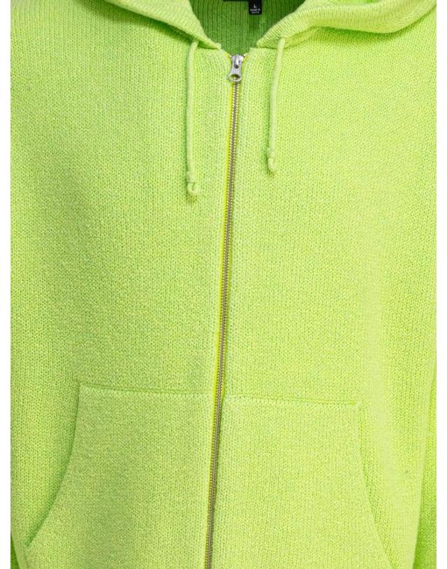 스투시 [해외직구] 25FW 스투시 후드 티셔츠 1172610319 FADED LIME Green 착용컷