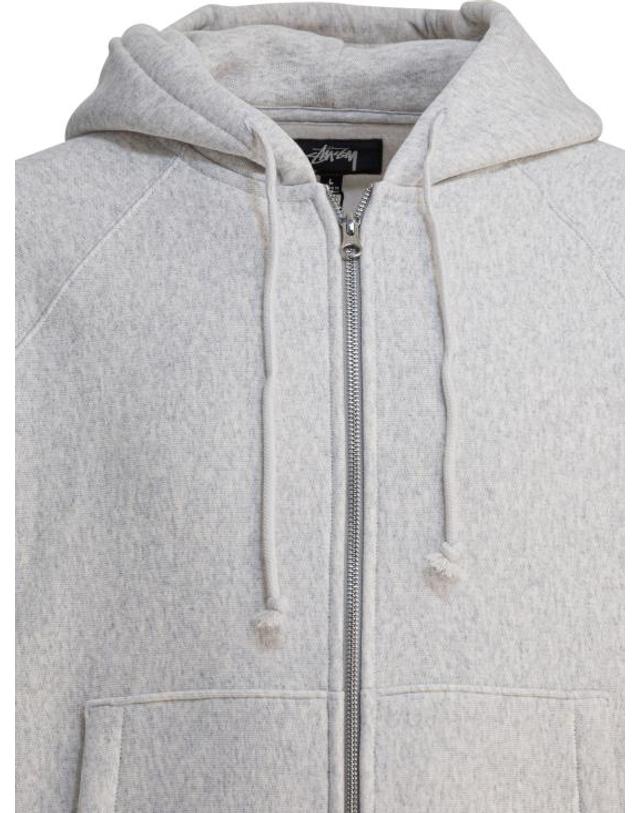 스투시 [해외직구] 25FW 스투시 긴팔 티셔츠 1185710062 ASH HEATHER Grey 착용컷