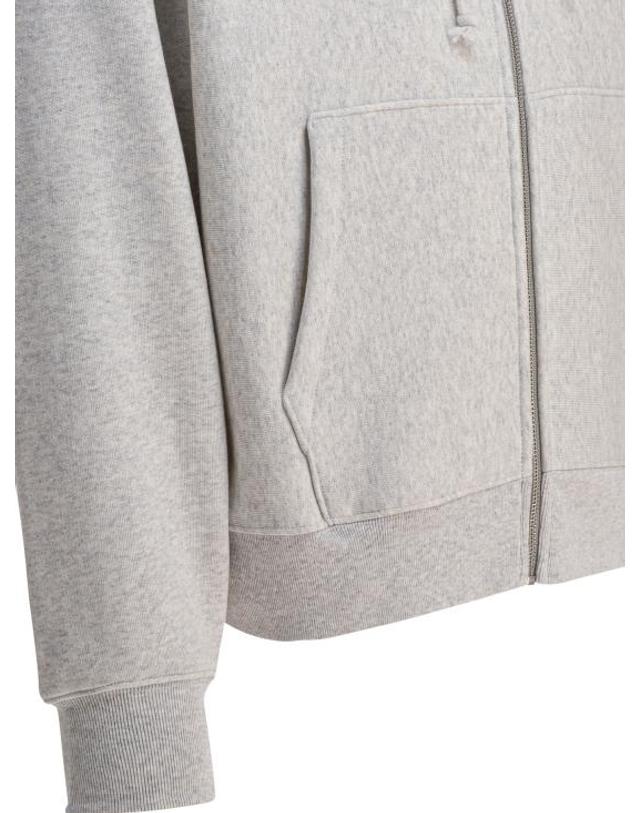 스투시 [해외직구] 25FW 스투시 긴팔 티셔츠 1185710062 ASH HEATHER Grey 착용컷