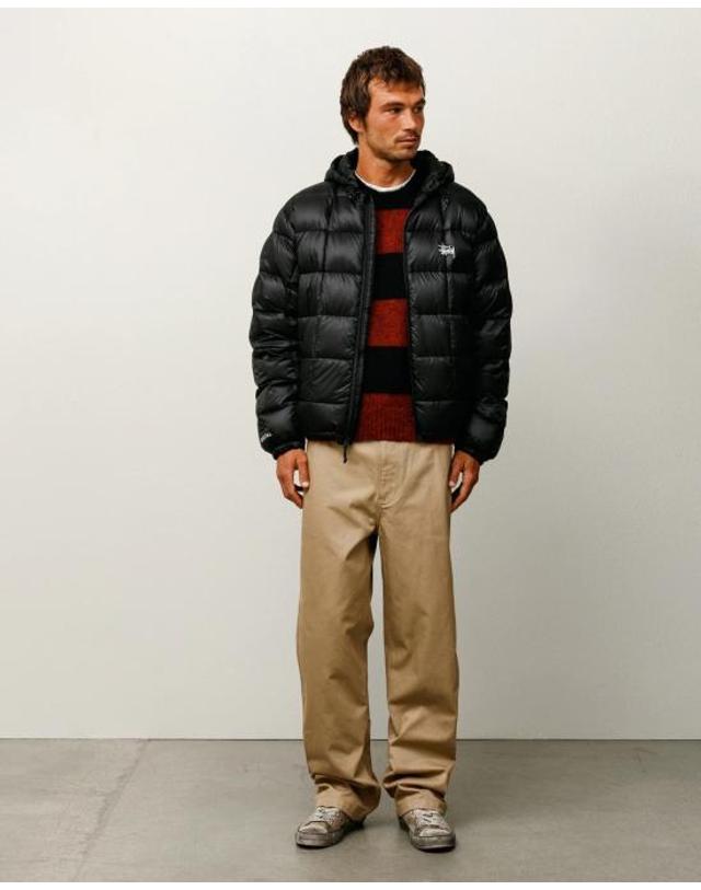 스투시 [해외직구] 26FW 스투시 숏패딩 115856 0001 BLACK 착용컷