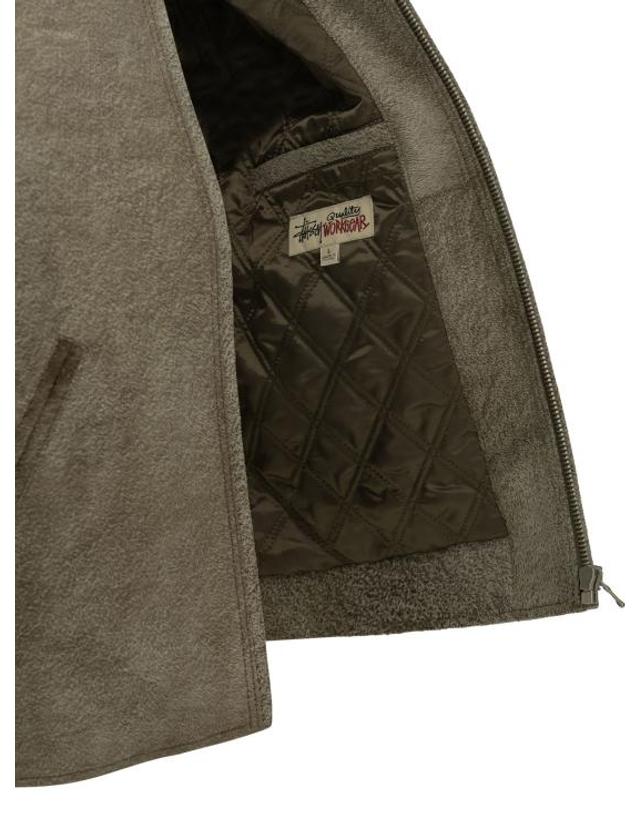 스투시 [해외직구] 26FW 스투시 자켓 1159480571 SUEDE Beige 착용컷