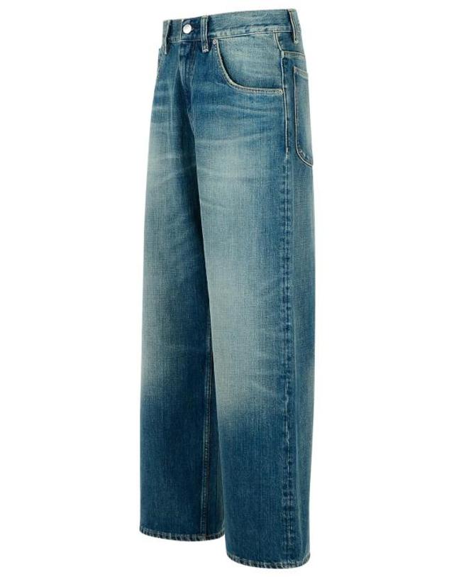 선플라워 [해외직구] 26SS 선플라워 루즈핏 스트레이트 워시드 데님 진 5144 2DEEP VINTAGE Blue 착용컷