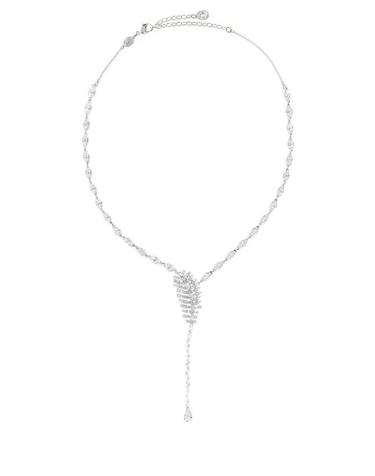 [해외직구] 26FW 스와로브스키 목걸이 팬던트 5749265 000 SILVER