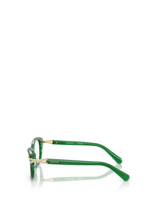 스와로브스키 [해외직구] 25FW 스와로브스키 안경 SK2032 1064 TRANSPARENT GREEN 착용컷