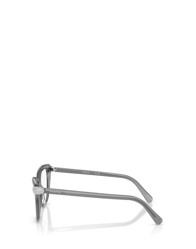 스와로브스키 [해외직구] 26FW 스와로브스키 안경 SK2045 1072 MILKY GREY 착용컷