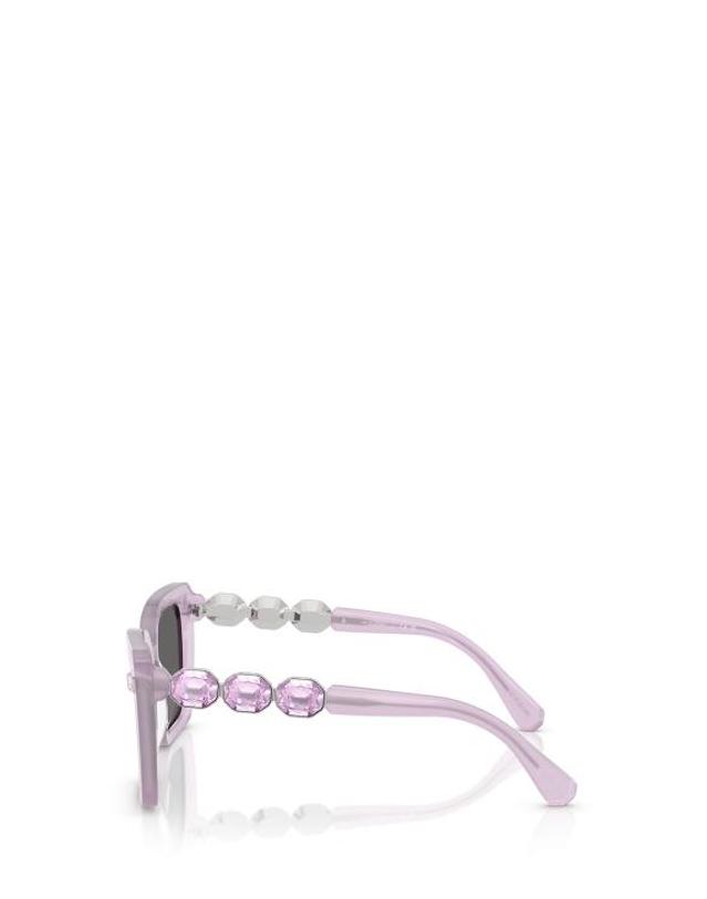 스와로브스키 [해외직구] 26FW 스와로브스키 선글라스 SK6032 107587 MILKY LILAC 착용컷