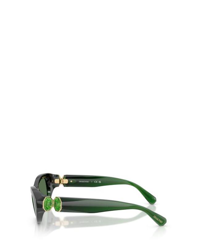 스와로브스키 [해외직구] 26FW 스와로브스키 선글라스 SK6036U 108171 MILKY DARK GREEN 착용컷