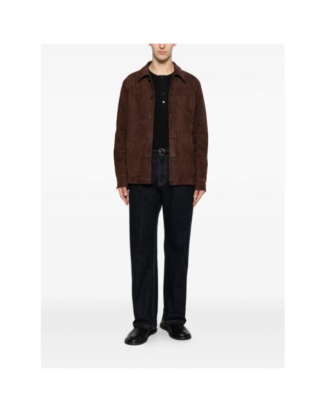딸리아토레 [해외직구] 26FW 딸리아토레 가죽 자켓 CHI26 01 SEVRES BROWN 착용컷
