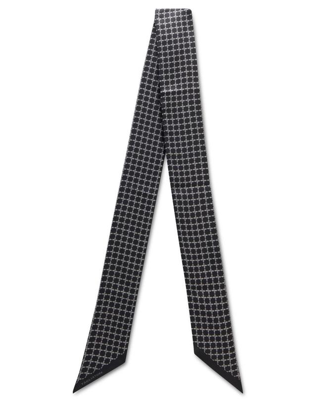 딸리아토레 [해외직구] 26FW 딸리아토레 넥타이 FOULARD8NTI2602BLACK 착용컷