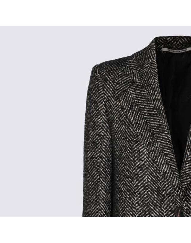 딸리아토레 [해외직구] 26FW 딸리아토레 코트 AMANDA 340218EN837 NERO BEIGE 착용컷