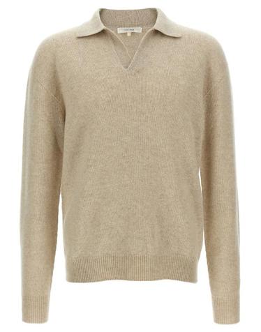 [해외직구] 25FW 더로우 리치 캐시미어 폴로 1241Y120FOG Beige