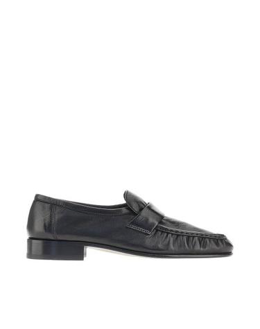 더 로우 [해외직구] 26FW 더로우 레더 소프트 로퍼 F1280SN60 Black