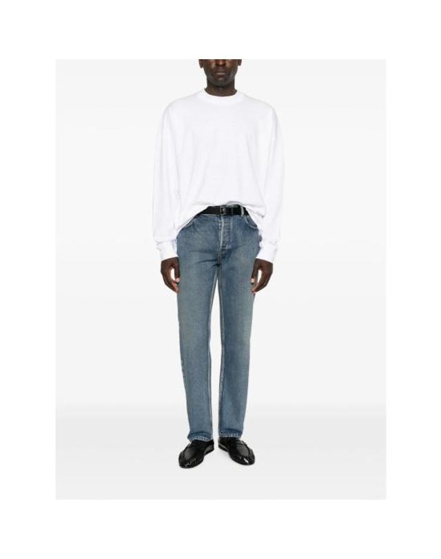 더 로우 [해외직구] 26FW 더로우 모에 데님 팬츠 R001187 W4659 VIG BLUE 착용컷