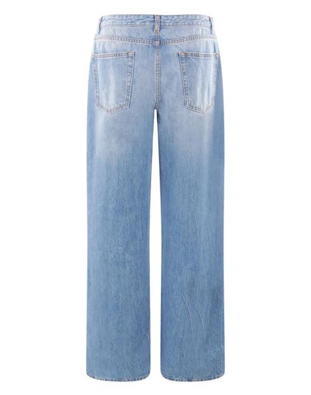 더 로우 [해외직구] 26FW 더로우 에글리타 코튼 진 6525S W1984BLU LIGHT BLUE 착용컷