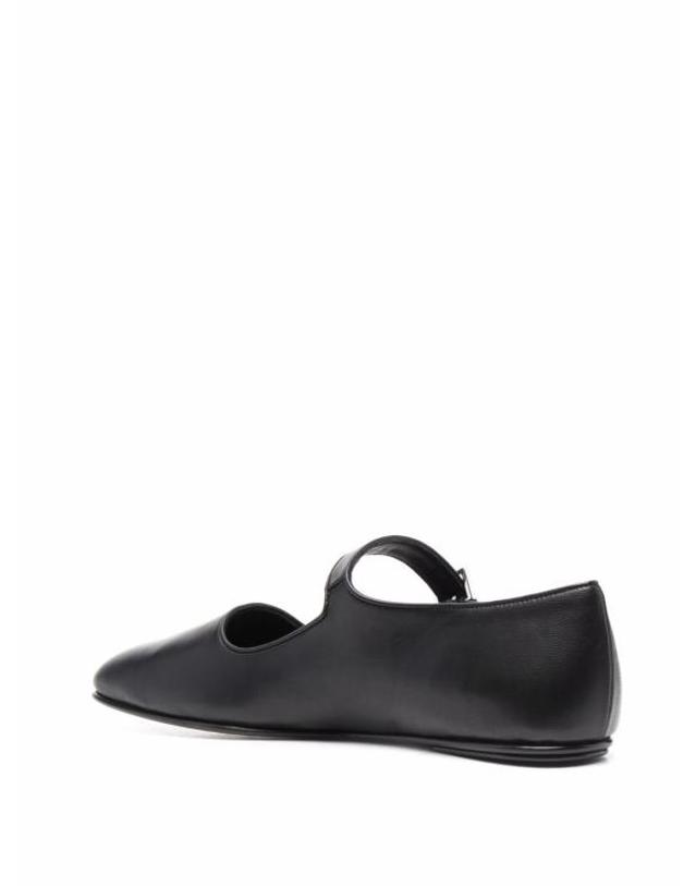 더 로우 [해외직구] 26FW 더로우 AVA 아바 플랫 슈즈 F1003N61 BLK BLACK 착용컷