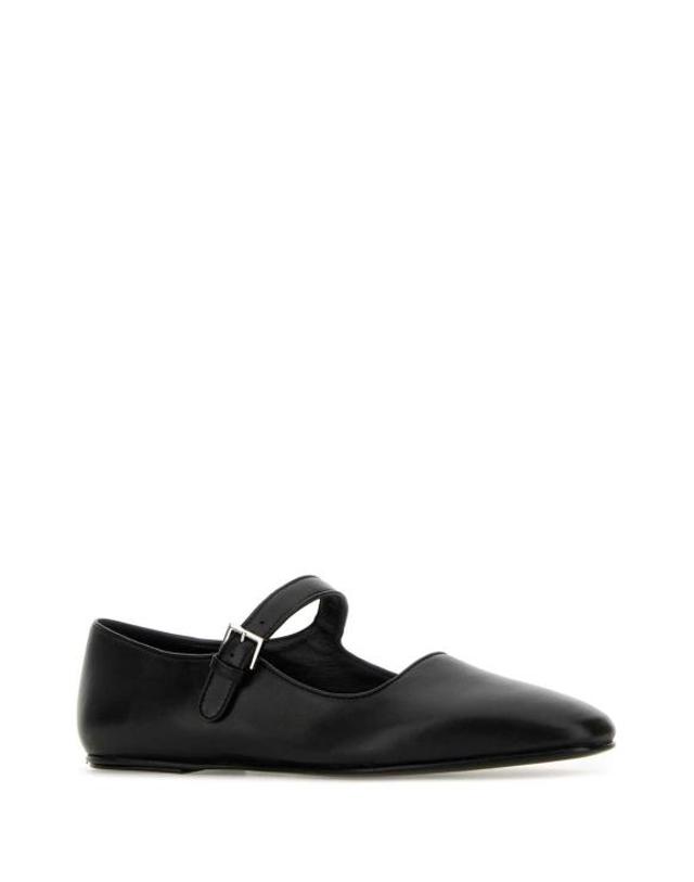 더 로우 [해외직구] 26FW 더로우 AVA 아바 플랫 슈즈 F1003N61 BLK BLACK 착용컷