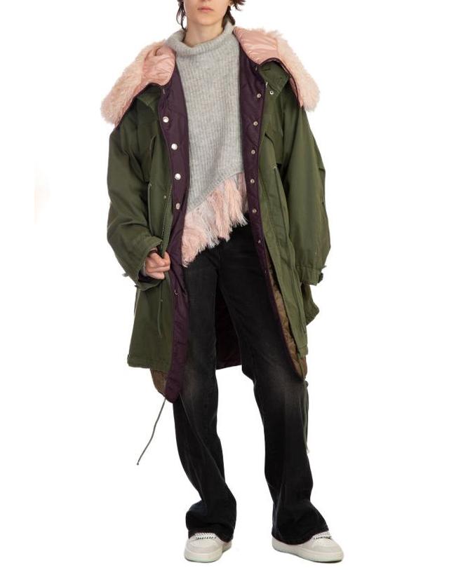 더 씨파레 [해외직구] 23FW 씨페러 스트레이트 팬츠 SWP0059 TDS0012 999 Black 착용컷