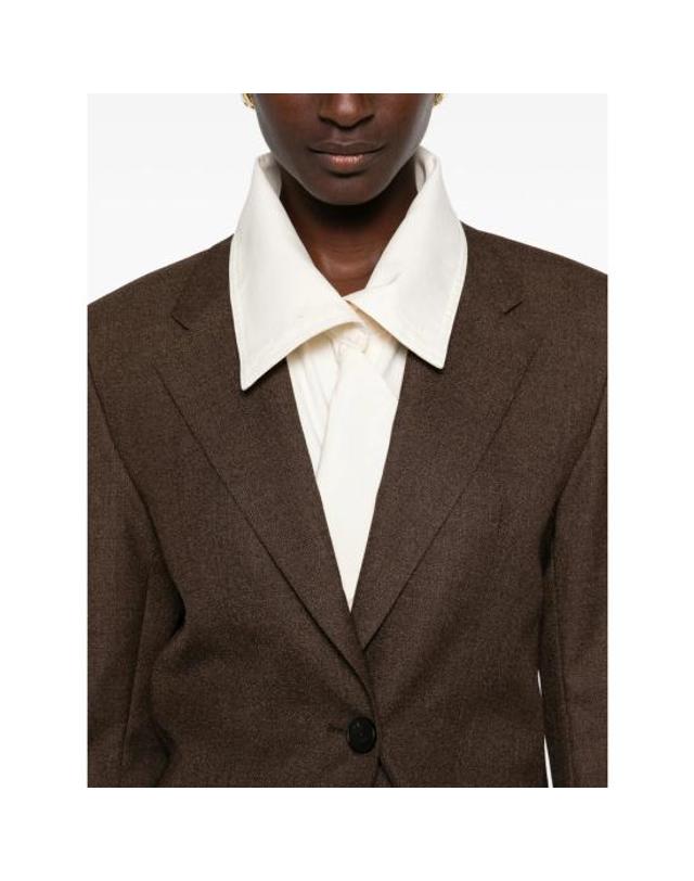 더 씨파레 [해외직구] 26FW 씨페러 수트 자켓 SWJ0147 TWF0114 8687 BROWN 착용컷