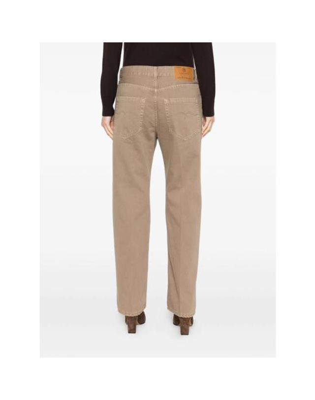 더 씨파레 [해외직구] 26FW 씨페러 데님 팬츠 SWP0168 TCF0123 7010 BROWN 착용컷