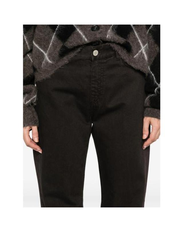 더 씨파레 [해외직구] 26FW 씨페러 데님 팬츠 SWP0082 TCF0123 8090 BROWN 착용컷