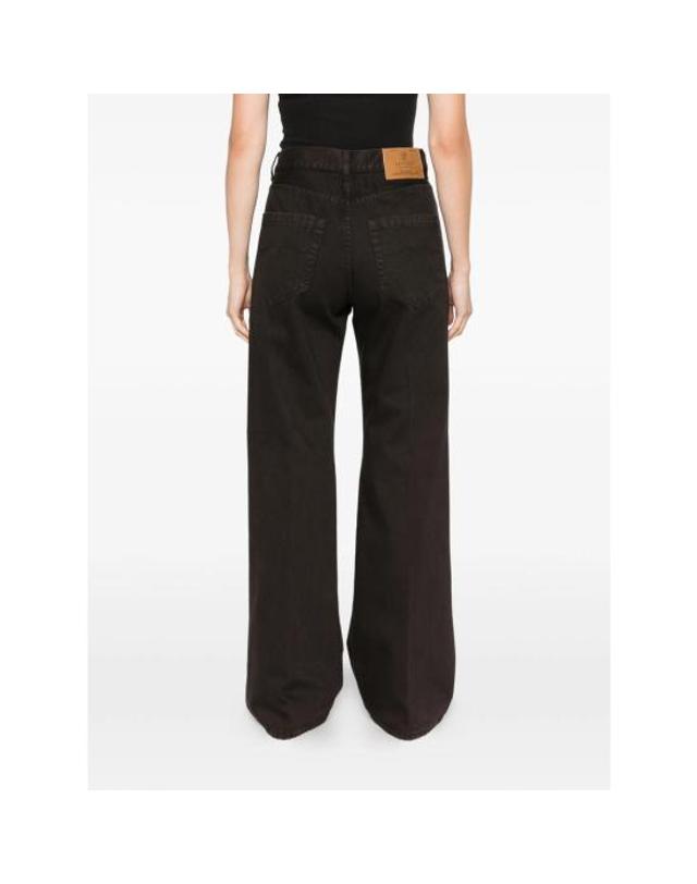더 씨파레 [해외직구] 26FW 씨페러 데님 팬츠 SWP0082 TCF0123 8090 BROWN 착용컷