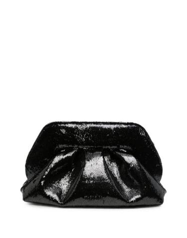 [해외직구] 26FW 더모아레 클러치 파우치 262WTMBM0OSLU0303A JET BLACK