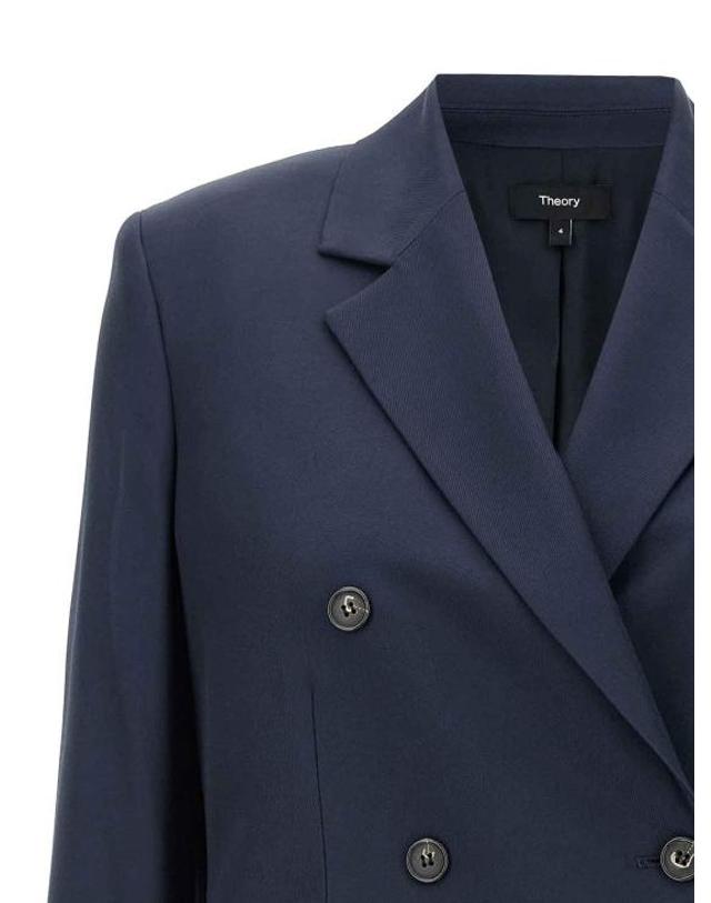 띠어리 [해외직구] 24SS 띠어리 수트 자켓 N1106113XLV BLUE 착용컷
