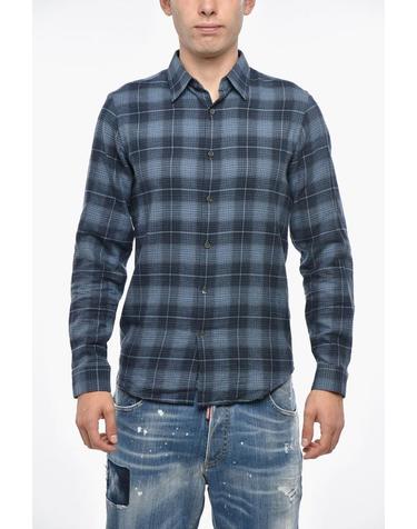 [해외직구] 띠어리 긴팔 셔츠 J1074530 FROST MULTI Blue