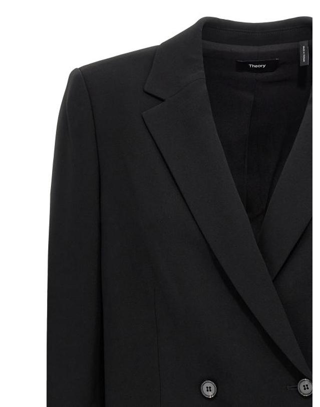 띠어리 [해외직구] 25SS 띠어리 수트 세트 P0109115001 Black 착용컷
