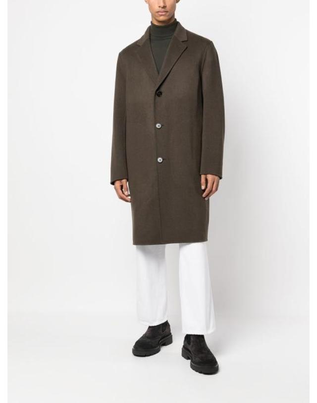 띠어리 [해외직구] 22FW 띠어리 코트 M08714060V0 OLIVE BRANCH 착용컷