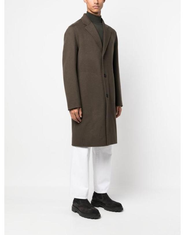 띠어리 [해외직구] 22FW 띠어리 코트 M08714060V0 OLIVE BRANCH 착용컷