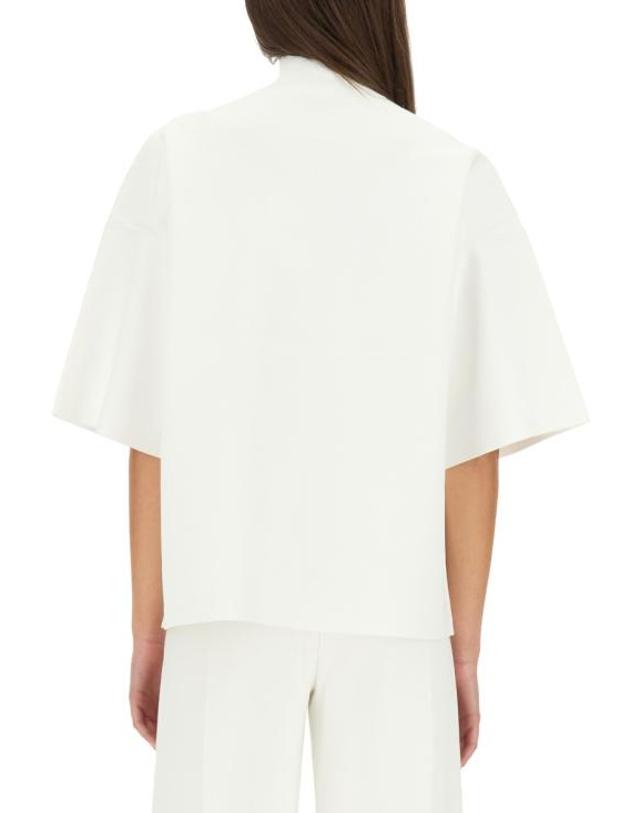 띠어리 [해외직구] 25SS 띠어리 터틀넥 O1116707 WHITE 착용컷