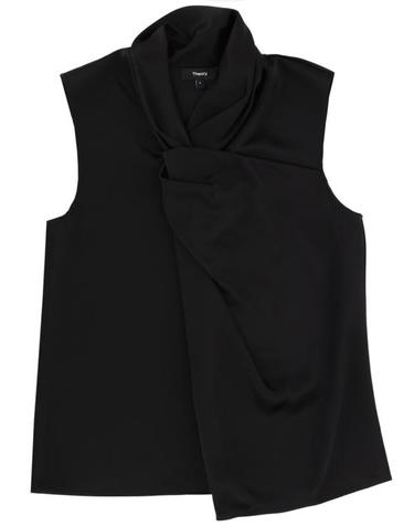 [해외직구] 26SS 띠어리 민소매 티셔츠 P1009506 001 BLACK