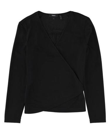 [해외직구] 26SS 띠어리 스웨터 P1125502 001 BLACK