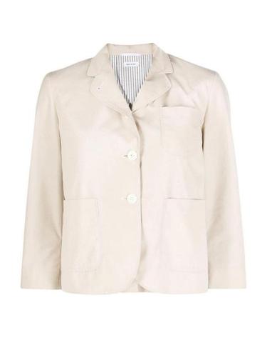 [해외직구] 24FW 톰브라운 수트 자켓 FBC905H04502250 Light Brown