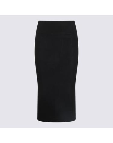 [해외직구] 26FW 톰크롬 롱 스커트 WSK10003 11 Black