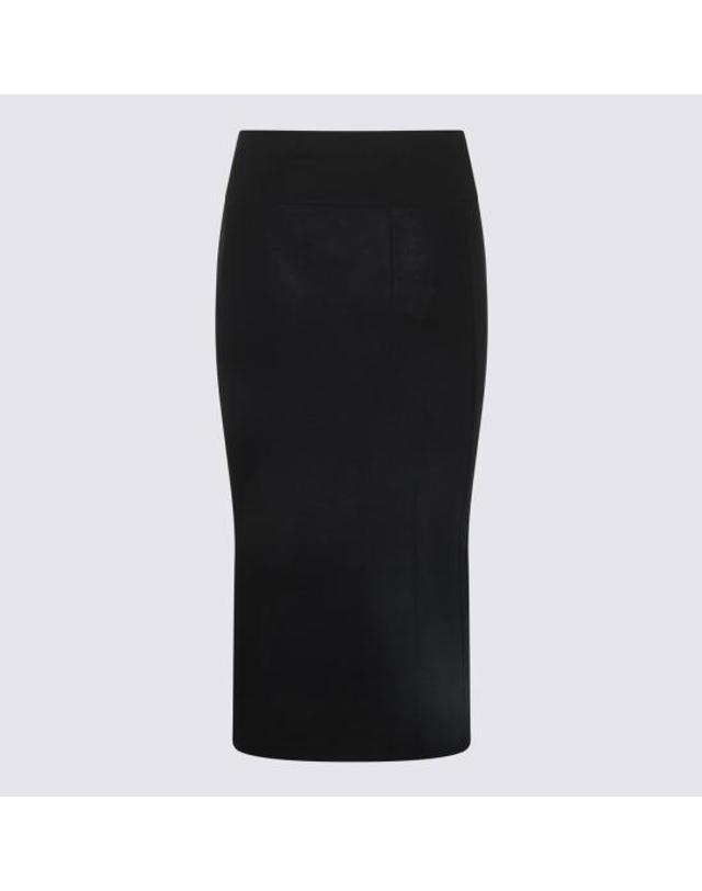 톰 크롬 [해외직구] 26FW 톰크롬 롱 스커트 WSK10003 11 Black 착용컷