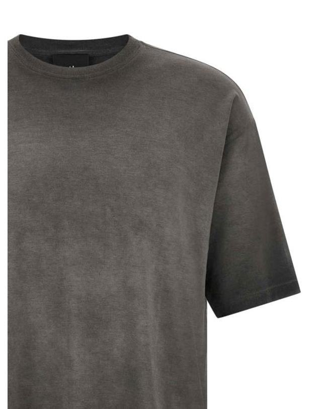 톰 크롬 [해외직구] 26FW 톰크롬 반팔 티셔츠 MTS986COLDDYEGRAY GREY 착용컷