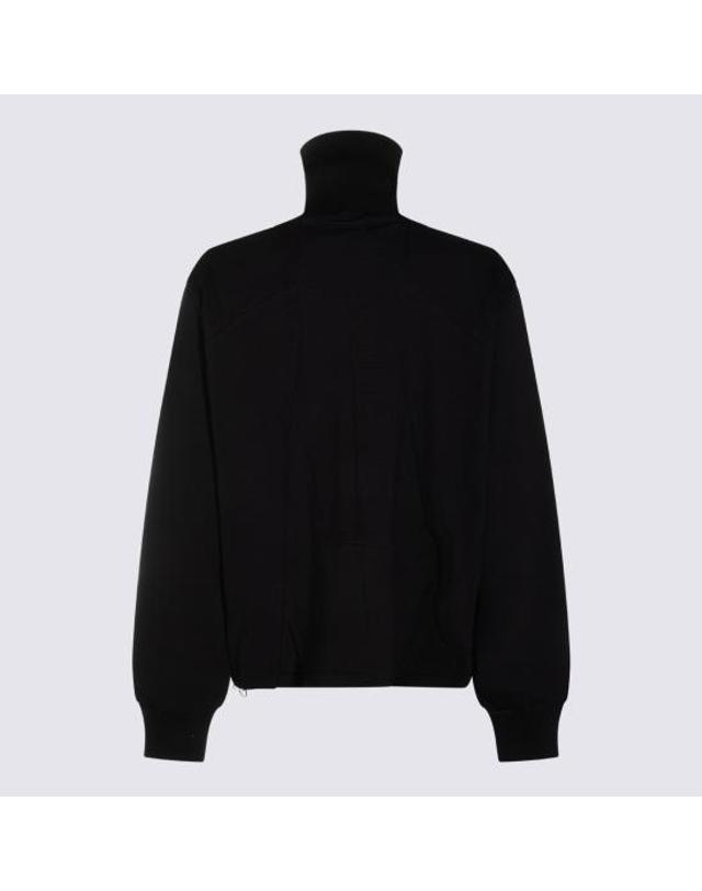 톰 크롬 [해외직구] 26FW 톰크롬 봄버 자켓 MSJ70701 11 Black 착용컷
