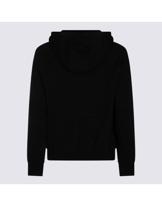 톰 크롬 [해외직구] 26FW 톰크롬 후드 티셔츠 MSJ71101 Black 착용컷