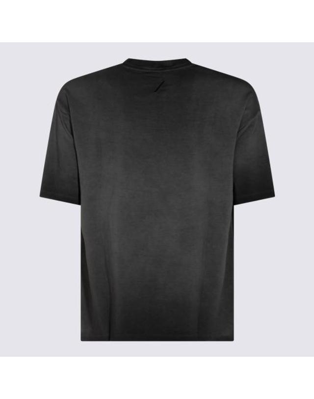 톰 크롬 [해외직구] 26FW 톰크롬 반팔 티셔츠 MTS98601 180 COLD GREY 착용컷