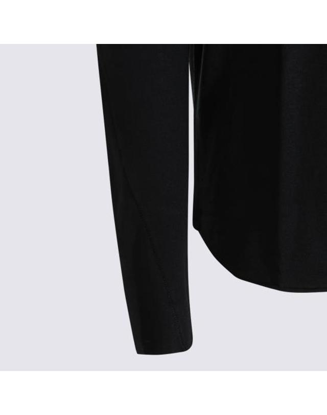 톰 크롬 [해외직구] 26FW 톰크롬 긴팔 티셔츠 MTS96101 11 Black 착용컷