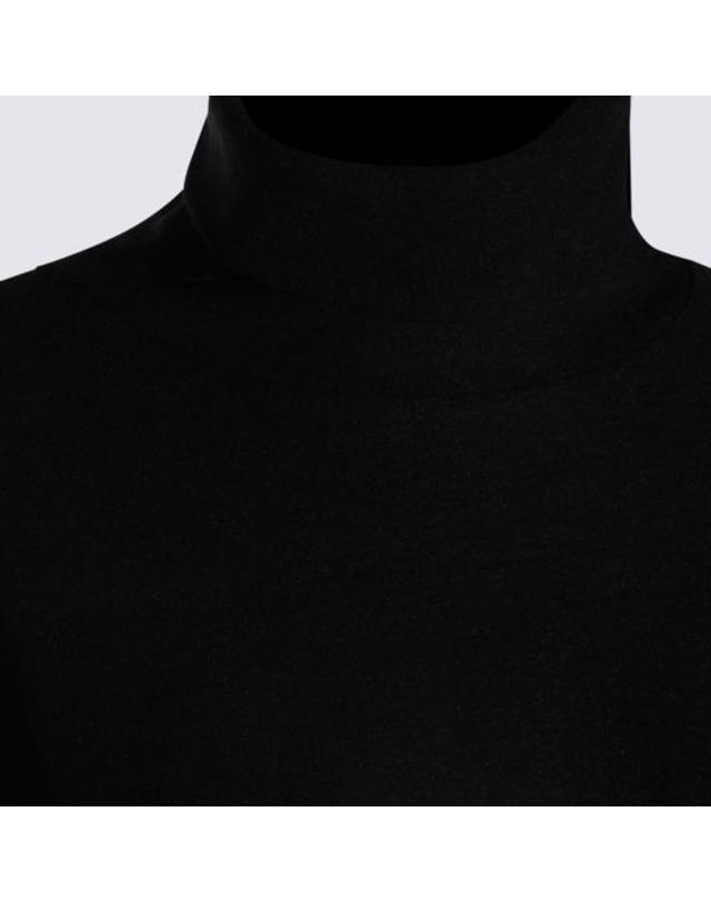 톰 크롬 [해외직구] 26FW 톰크롬 터틀넥 WTS65003 11 BLACK 착용컷