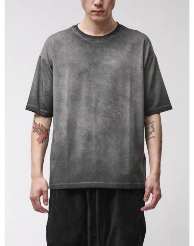 톰 크롬 [해외직구] 26FW 톰크롬 반팔 티셔츠 MTS986 COLDDYEGREY 착용컷