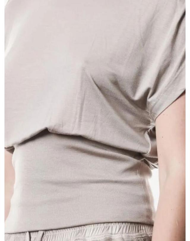 톰 크롬 [해외직구] 26SS 톰크롬 반팔 티셔츠 WTS624 STONE Grey 착용컷
