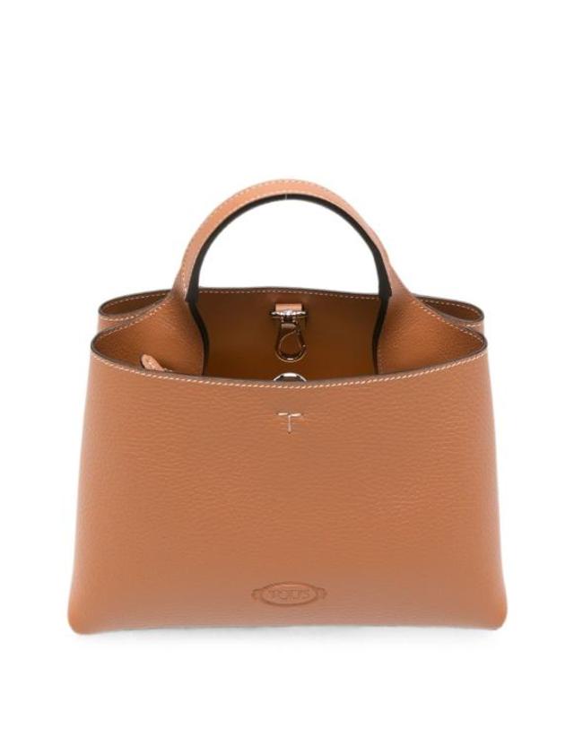 토즈 [해외직구] 26FW 토즈 마이크로 토트백 XBWAPAEL000 QRIS410 LUGGAGE 착용컷