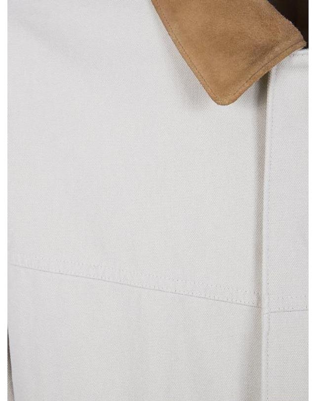 톰포드 [해외직구] 26SS 톰포드 자켓 OJS020 FMC266 CREAM WHITE 착용컷