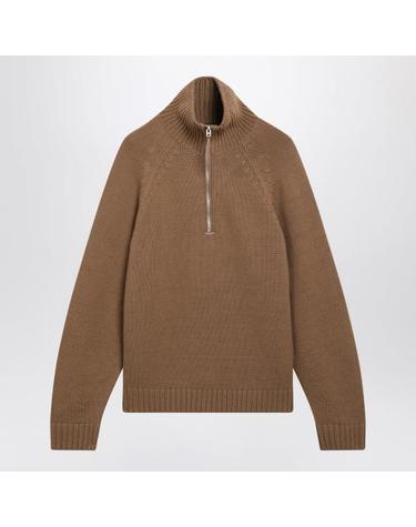 [해외직구] 26FW 톰포드 집업 니트 KFL017YMW167 Beige